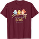Be Like The Birds Matthew 6:25-26 Bird Lover Christian Bible T-Shirt - T-Shirt | Maroon