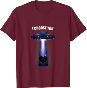 Valentine I Choose you T-Shirt - T-Shirt | Maroon