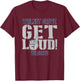 Walnut Grove High School GET LOUD Wildcats T-Shirt - T-Shirt | Maroon