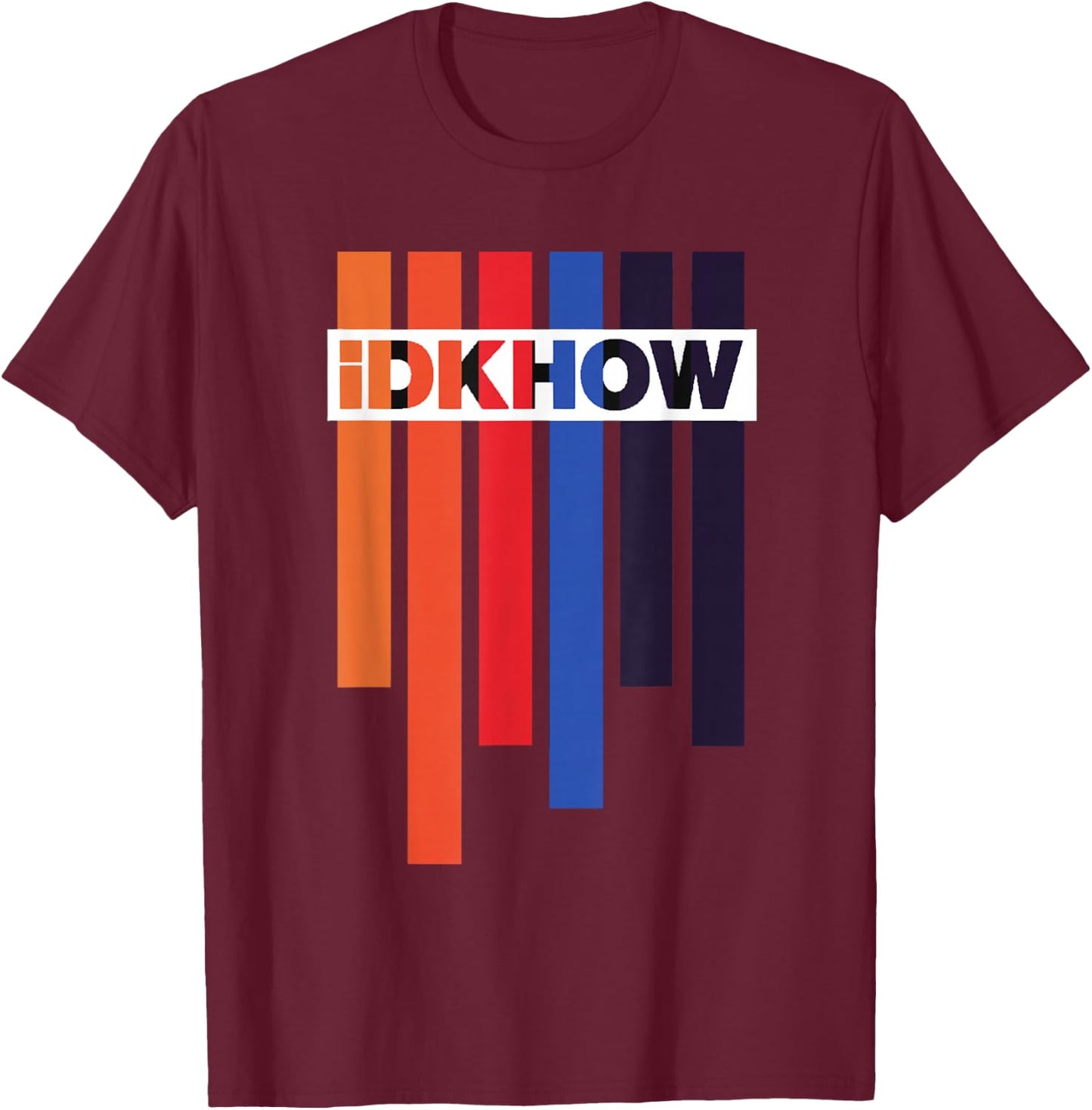 Color iDKHOWs Black Women's Modern Classic Fit T-Shirt - T-Shirt | Maroon