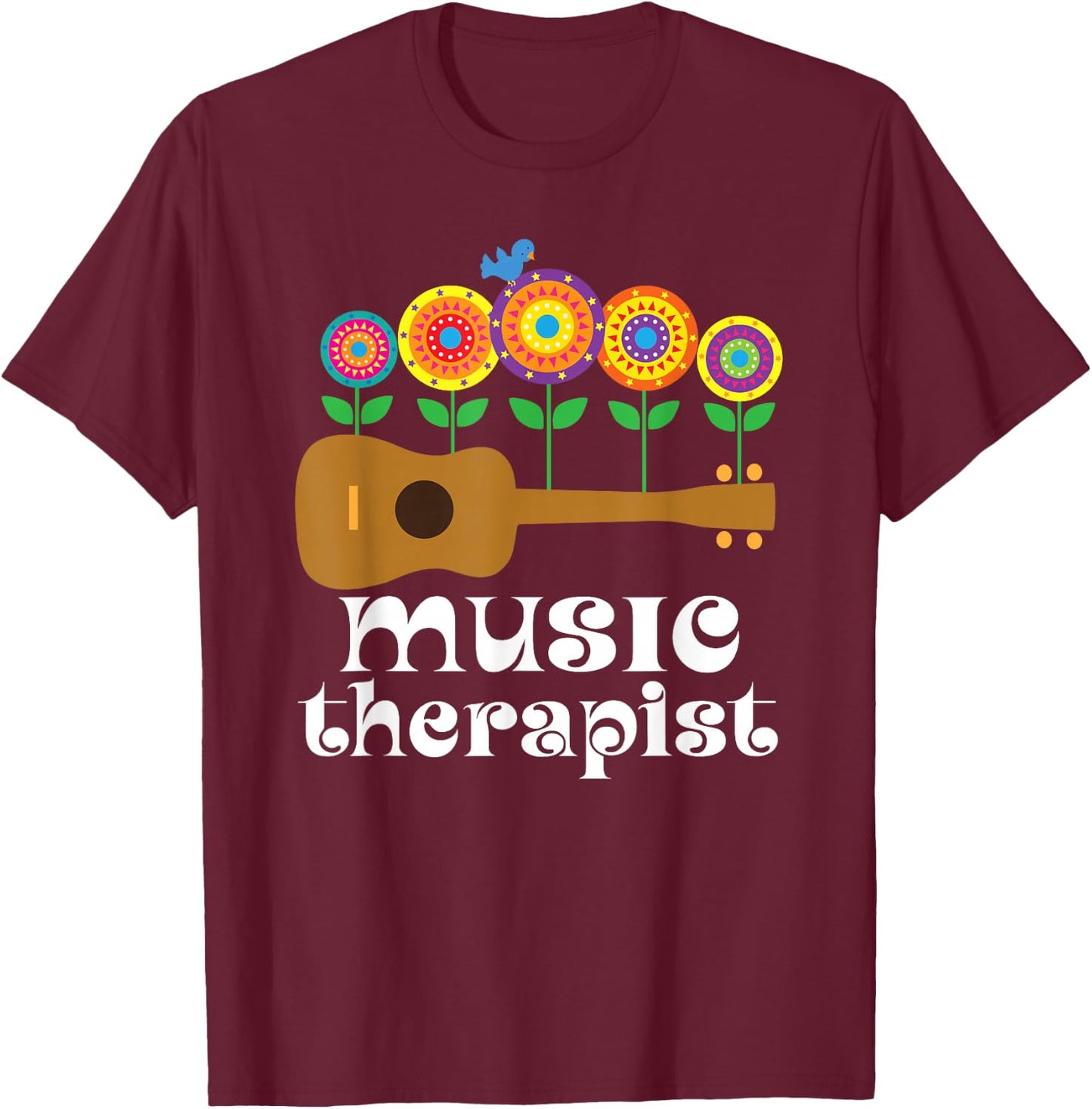 Music Therapist Gift T-Shirt - T-Shirt | Maroon