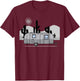 The perfect retro Airstream camping trailer . T-Shirt - T-Shirt | Maroon