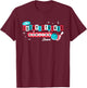 Lucky Strikes Bowling Team - Retro Men Women or Kids T-Shirt - T-Shirt | Maroon