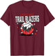 NBA Portland Trail Blazers Basketball Doodle Stars T-Shirt - T-Shirt | Maroon