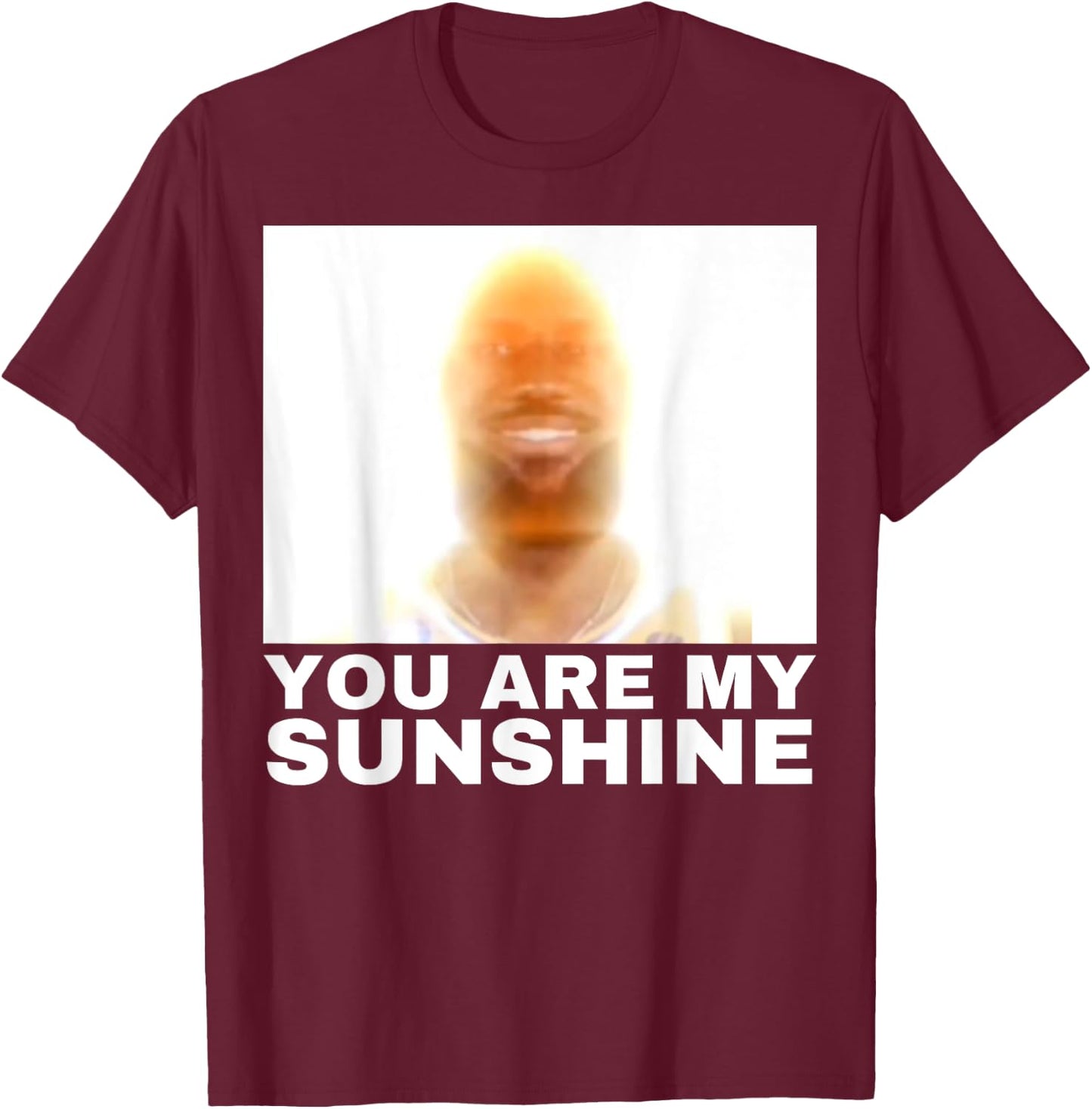 You are My Sunshine Meme T-Shirt - T-Shirt | Maroon