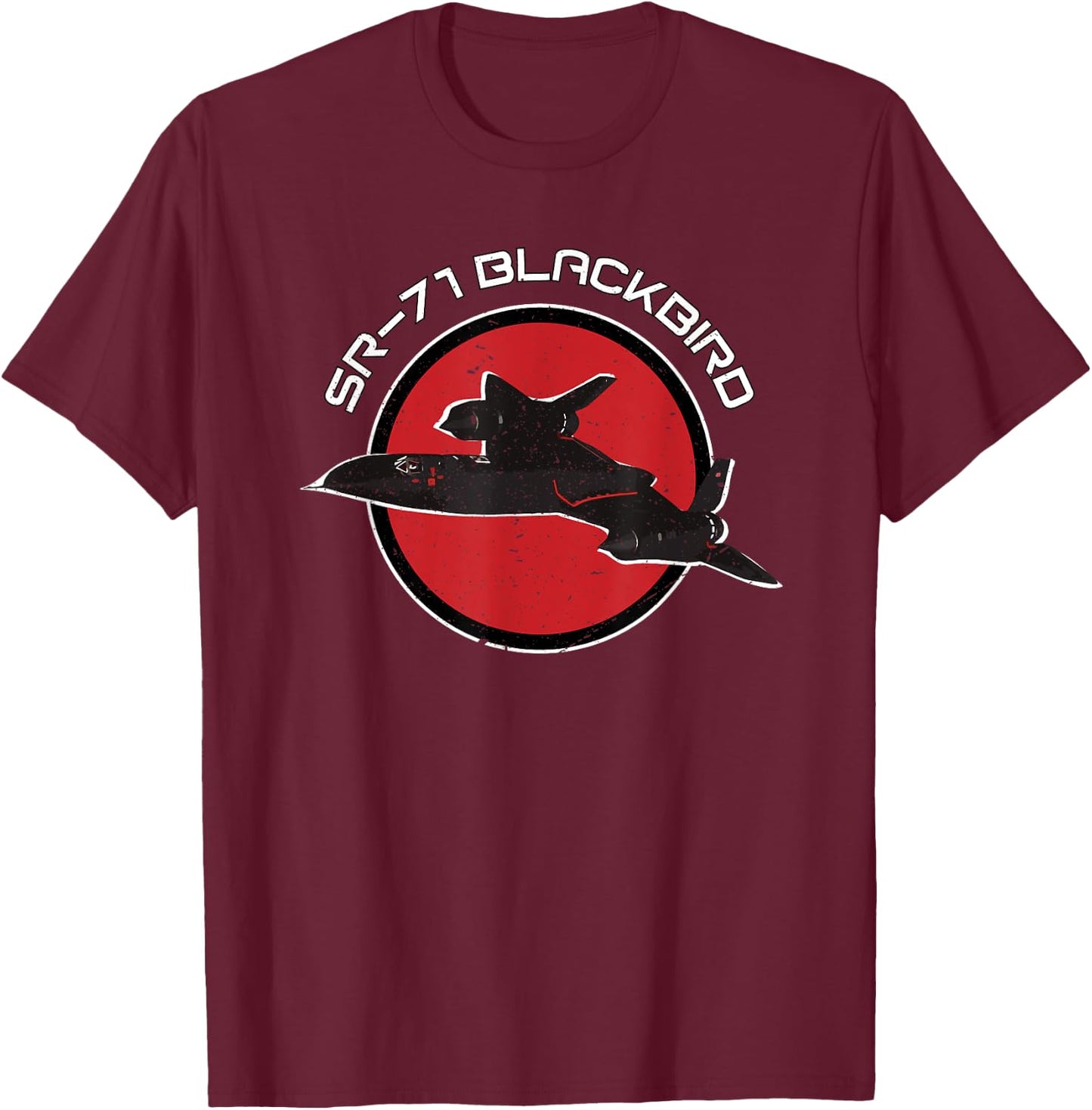 SR-71 Blackbird T-Shirt - T-Shirt | Maroon
