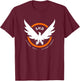 SHD Strategic Homeland Security T-Shirt - T-Shirt | Maroon