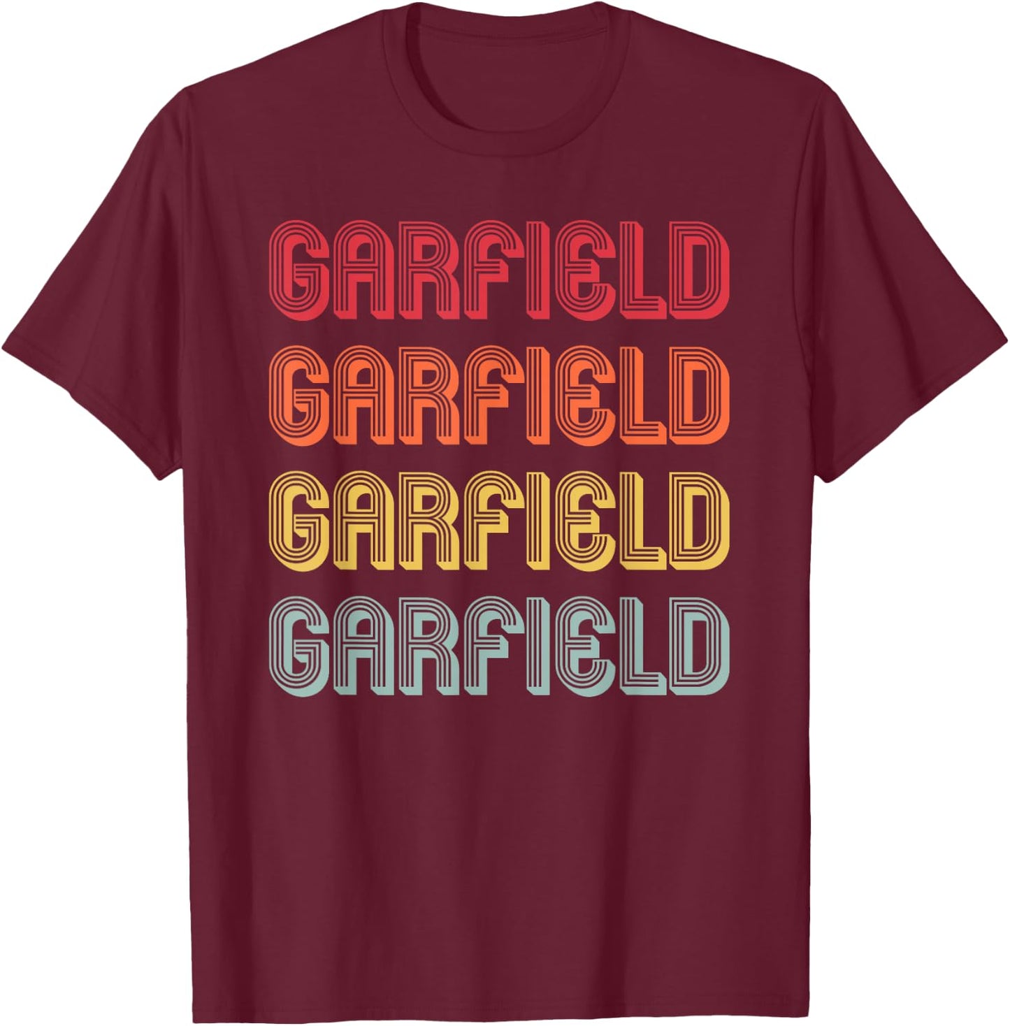 GARFIELD Gift Name Personalized Funny Retro Vintage Birthday T-Shirt - T-Shirt | Maroon