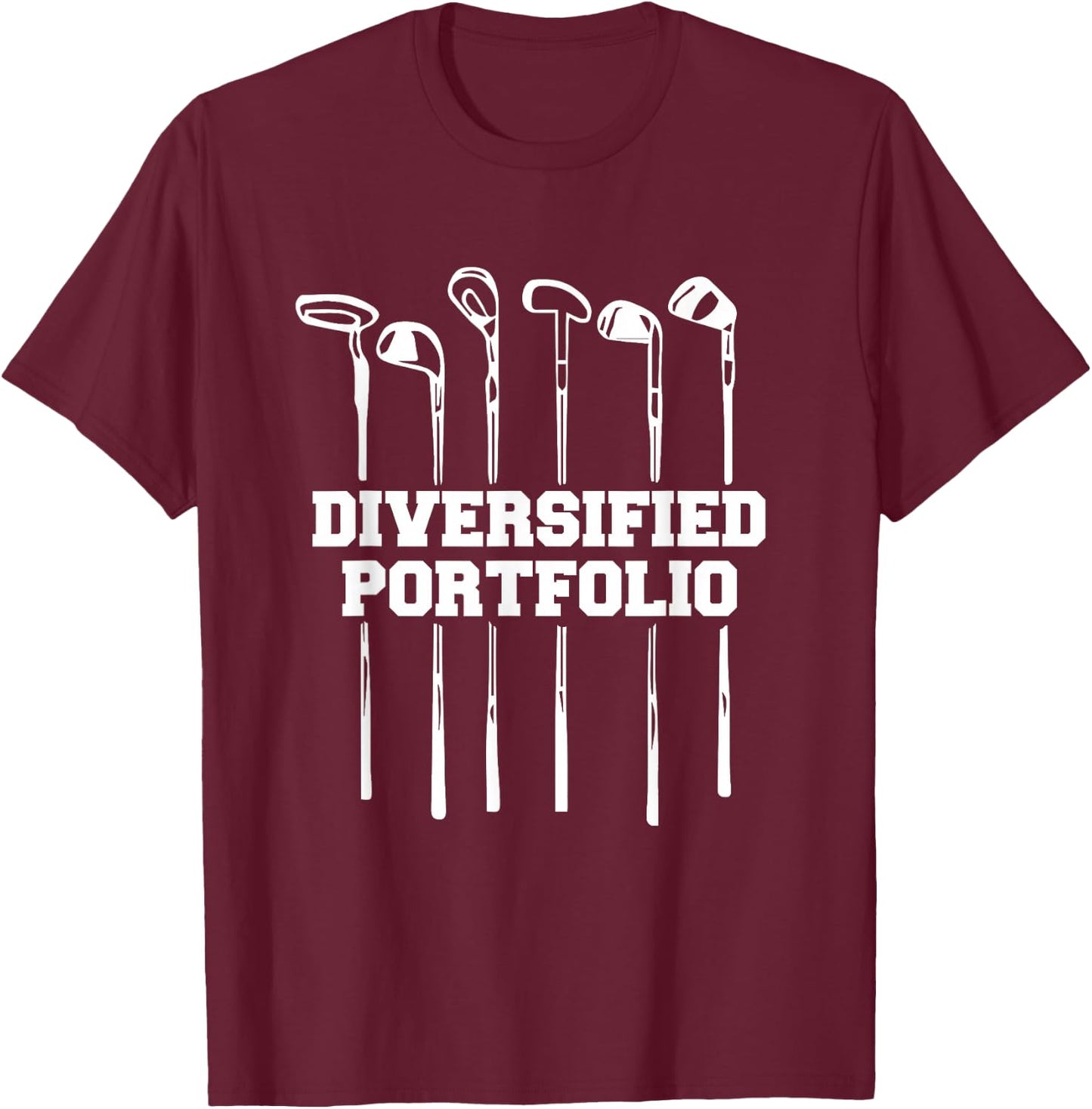 Diversified Portfolio Golf T-Shirt - T-Shirt | Maroon