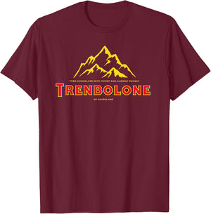 Trenbolone Gainzland Brodelo T-Shirt - T-Shirt | Maroon