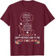 Happy Mother's Day to The Best Dog Mom Dog Lover T-Shirt - T-Shirt | Maroon