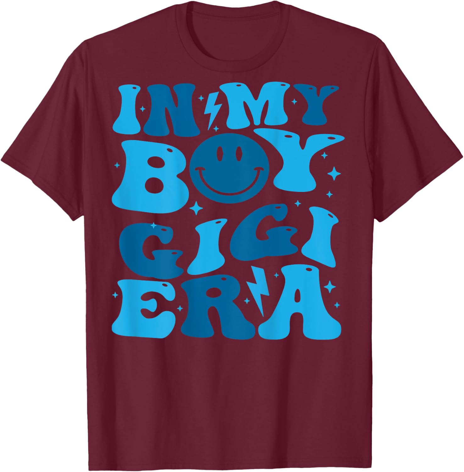In My Boy Gigi Era T-Shirt - T-Shirt | Maroon