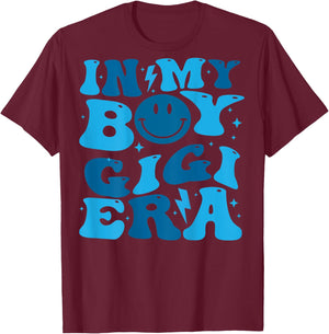 In My Boy Gigi Era T-Shirt - T-Shirt | Maroon