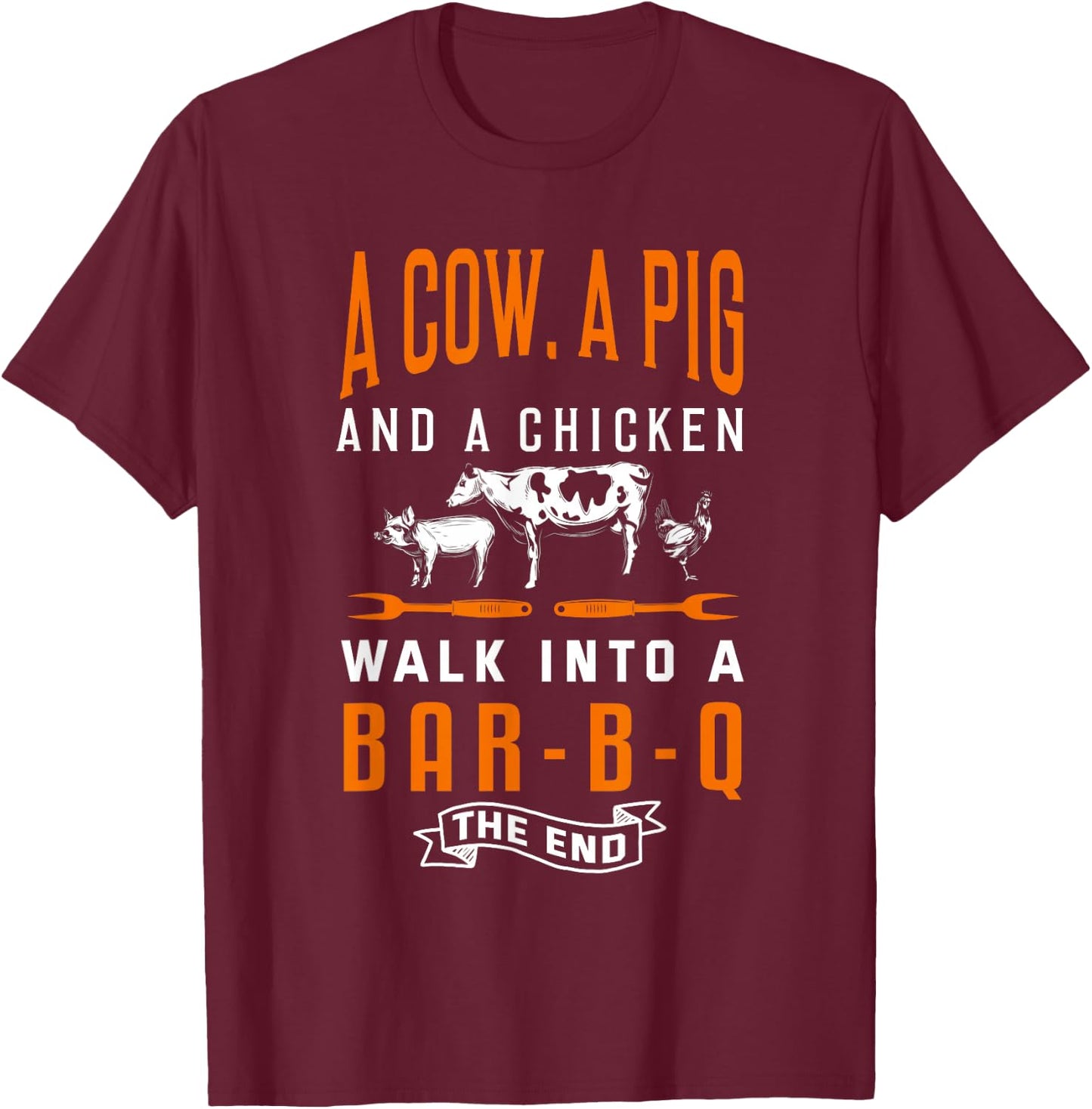 Grilling Shirts Funny Master Chef Pitmaster T-Shirt - T-Shirt | Maroon