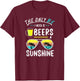The Only BS I need is Beers And Sunshine Cool Funny Summer Women T-Shirt - T-Shirt | Maroon