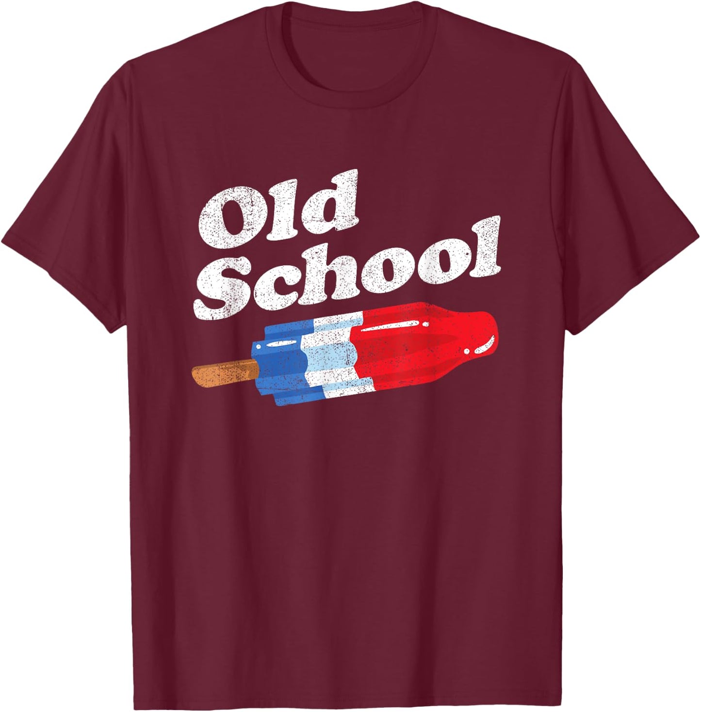 Funny Summer Popsicle Bomb Retro Old School Pop 80's Gift Women Girls Kids T-Shirt - T-Shirt | Maroon