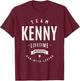 Team Kenny Lifetime Member Funny Name Kenny T-Shirt - T-Shirt | Maroon