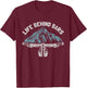 Mountain Bike Cycling Bicycle Life Behind Bars T-Shirt - T-Shirt | Maroon