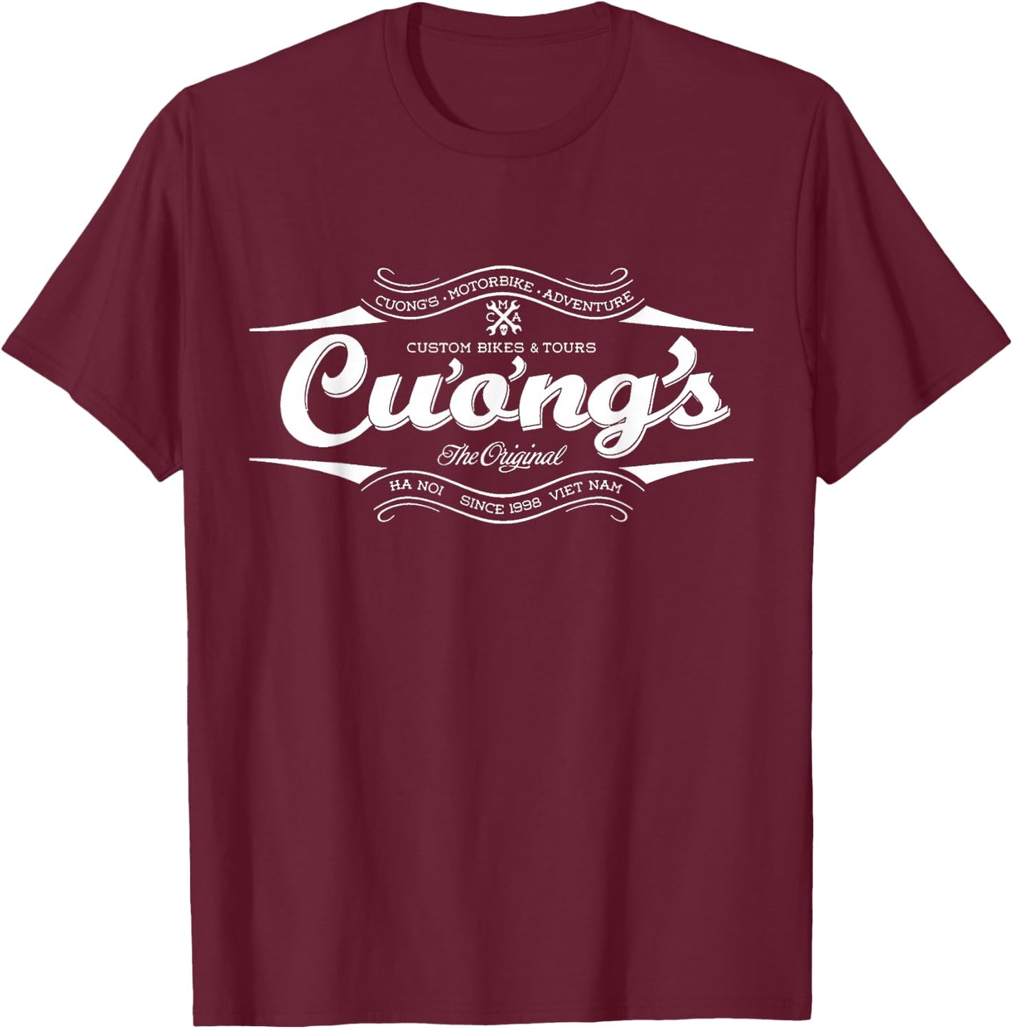Cuong's Bike Store T-Shirt - T-Shirt | Maroon