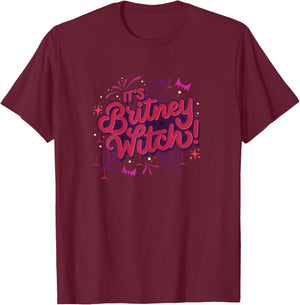 It's Britney Witch - Halloween Costume T-Shirt - T-Shirt | Maroon