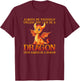 Always Be Yourself Unless You Can Be A Dragon Funny Dragon T-Shirt - T-Shirt | Maroon
