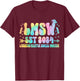 Licensed Master Social Worker Graduation LMSW est 2024 Women T-Shirt - T-Shirt | Maroon