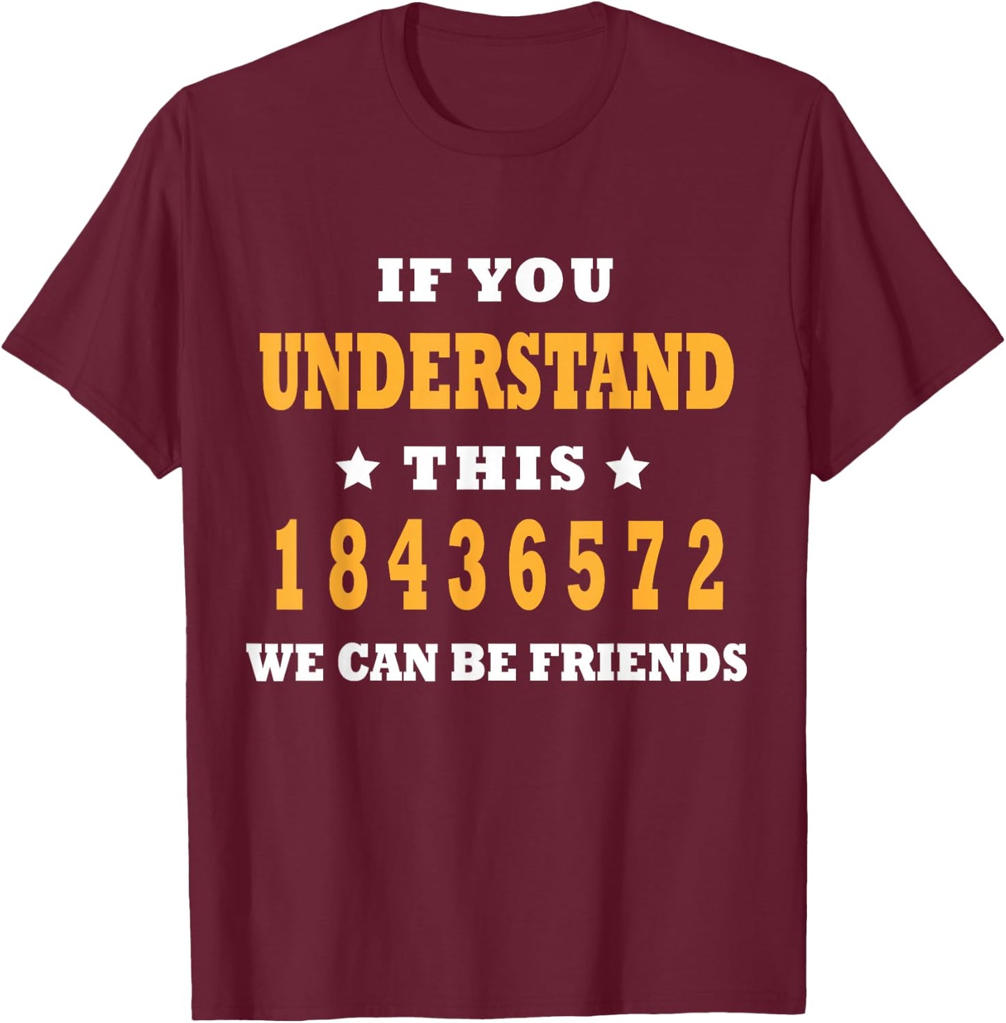V8 Engine Ignition Sequence for Car Mechanics and Car Fans T-Shirt - T-Shirt | Maroon