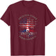American Grown Dominican Roots USA Republic Flag Heritage T-Shirt - T-Shirt | Maroon