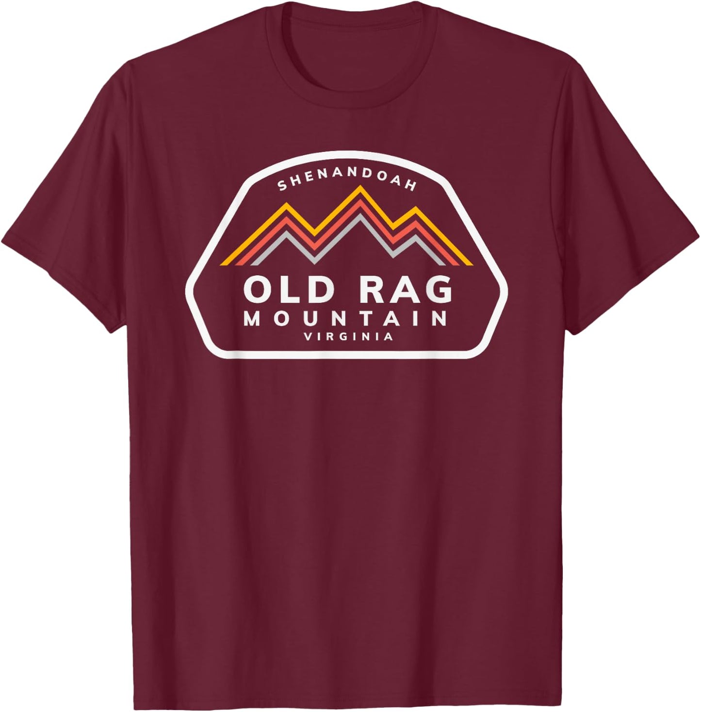 Old Rag Mountain Vintage T-Shirt - T-Shirt | Maroon
