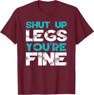 Bodybuilding Funny Workout Quote Weightlifting Exercise Gym T-Shirt - T-Shirt | Maroon