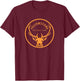Yellowstone National Park Elk Souvenir T-Shirt - T-Shirt | Maroon