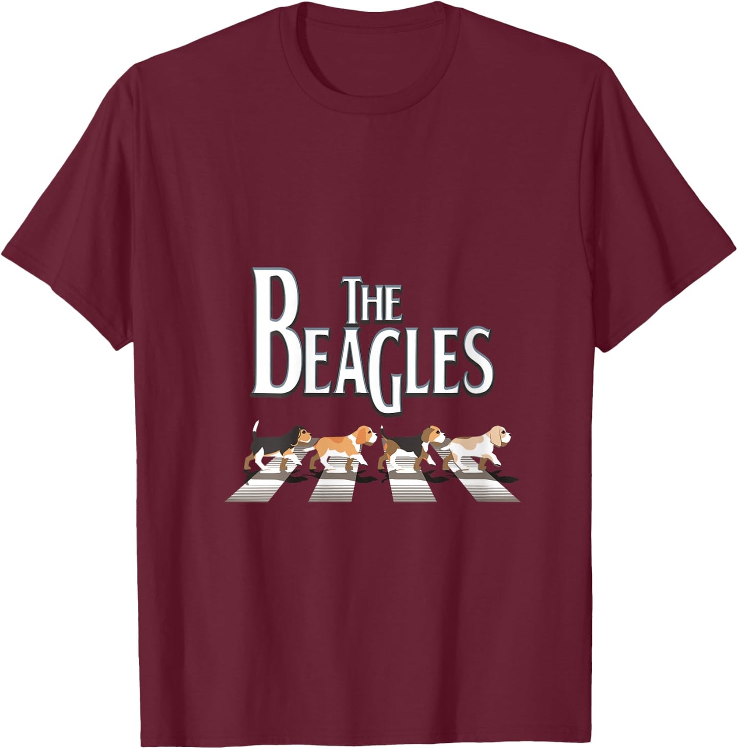 The Beagles, Beagle Dog Funny For Beagle Lovers V-Neck T-Shirt - T-Shirt | Maroon