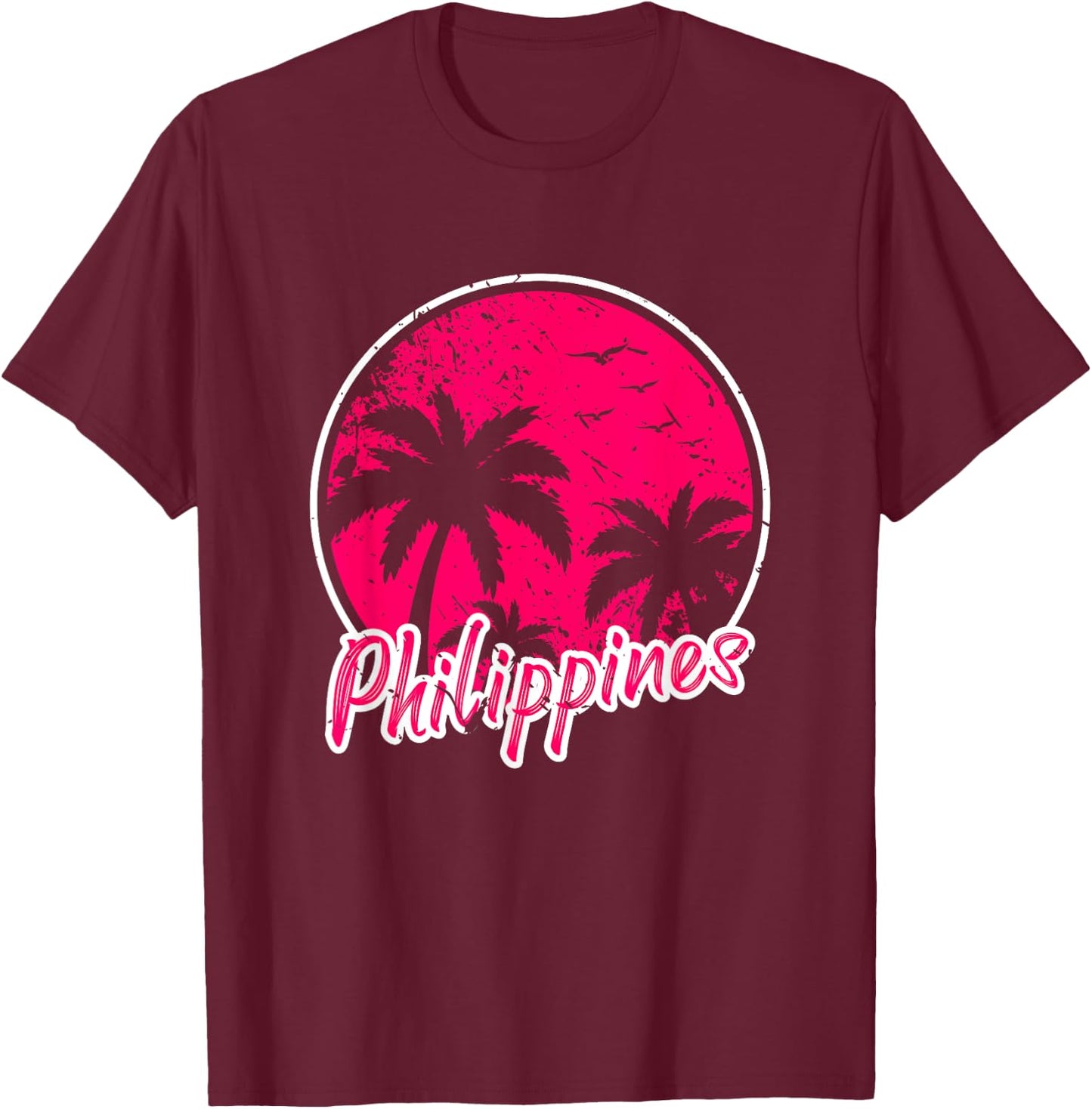Filipino Beach Philippines Men Women Girls Kids T-Shirt - T-Shirt | Maroon