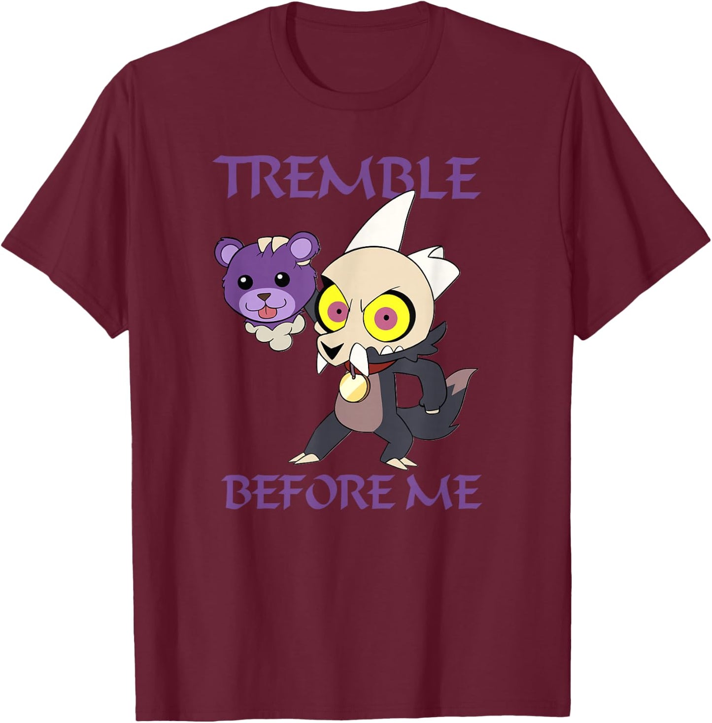 Disney Channel The Owl House King T-Shirt - T-Shirt | Maroon