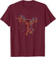 Weightlifting Barbell Gift - Weightlifter T-Shirt - T-Shirt | Maroon