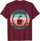 Speech Therapy And Coffee T-Shirt - T-Shirt | Maroon
