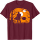 Star Wars The Mandalorian Halloween Moons Silhouette T-Shirt - T-Shirt | Maroon