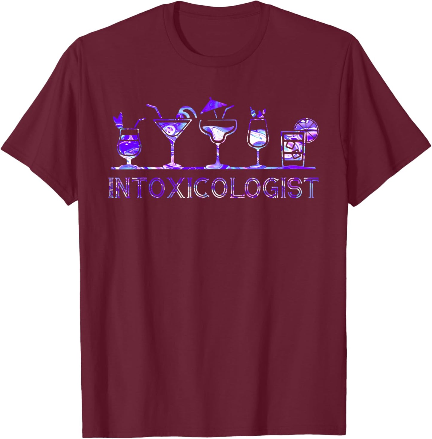 Intoxicologist T-Shirt - T-Shirt | Maroon