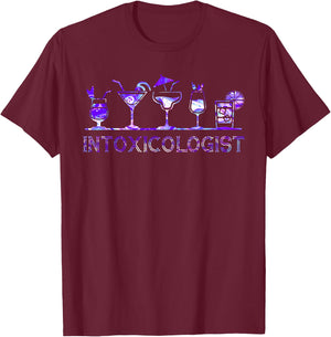 Intoxicologist T-Shirt - T-Shirt | Maroon