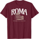 Roma Colosseum Repubblica Italiana T-Shirt - T-Shirt | Maroon