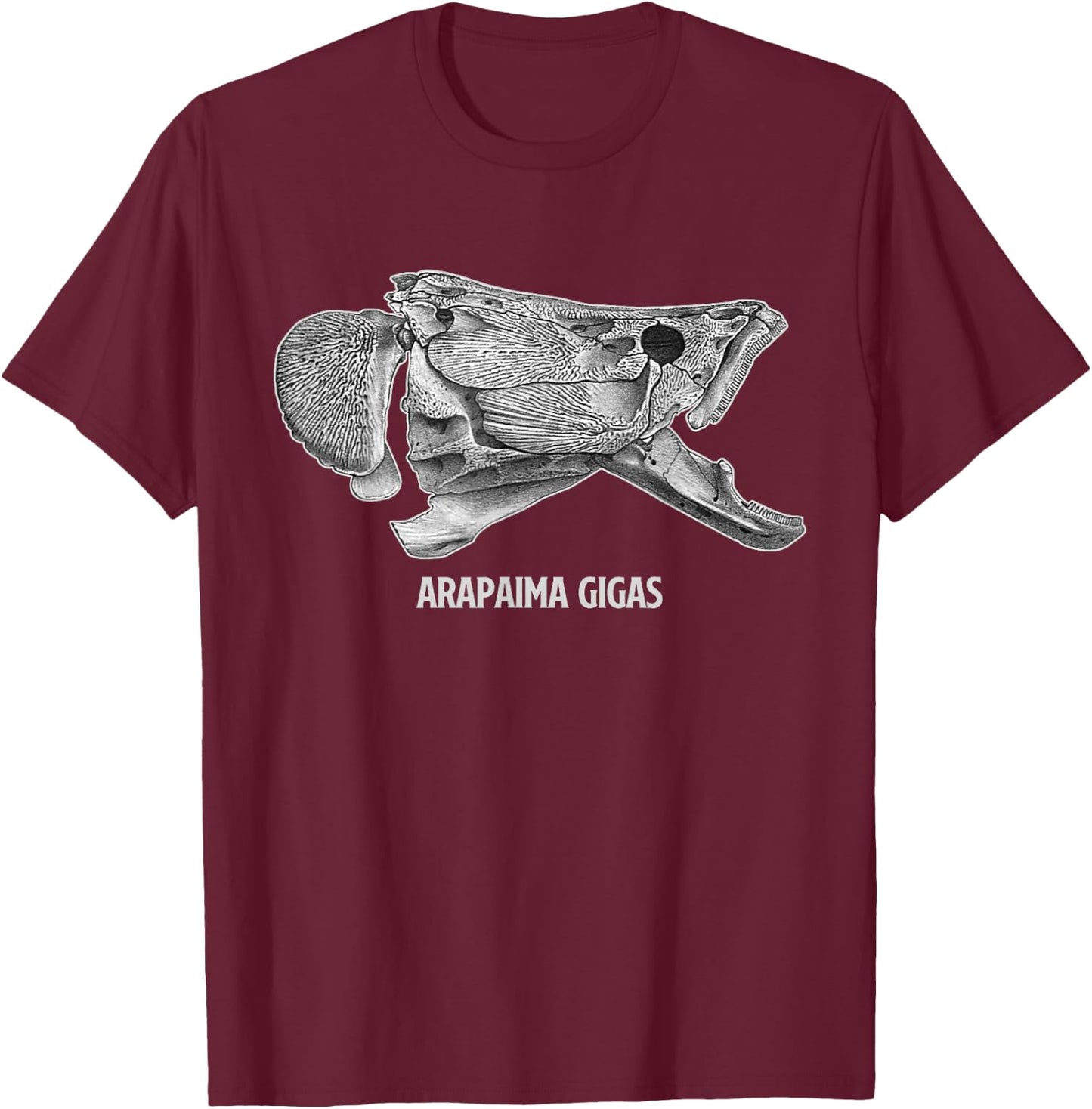 Arapaima Pirarucu Paiche Monster Fish T-Shirt - T-Shirt | Maroon