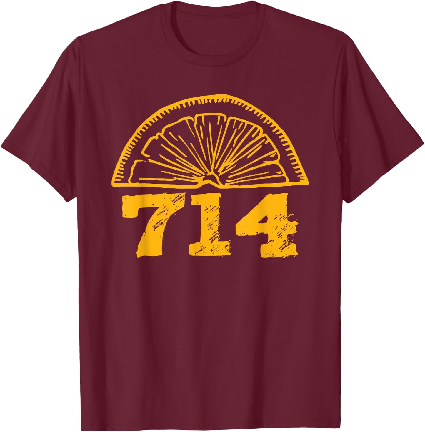 Lemmon 714 70s 80s Funny Retro T-Shirt - T-Shirt | Maroon