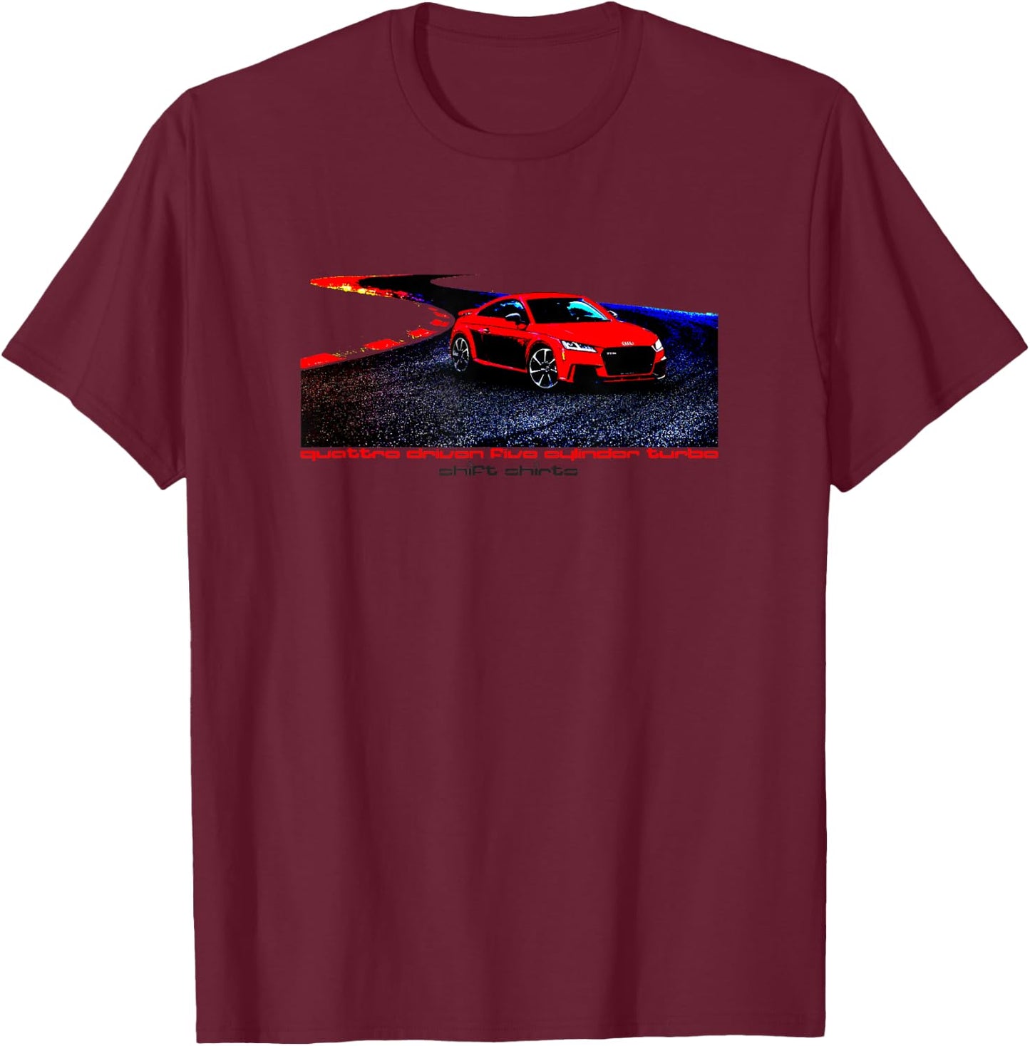 Quattro Cinque - TTRS Inspired T-Shirt - T-Shirt | Maroon