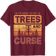 Funny Disc Golf Player Frisbee Basket T-Shirt - T-Shirt | Maroon