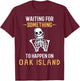 Oak Island / Treasure Hunting Oak Island Mystery T-Shirt - T-Shirt | Maroon