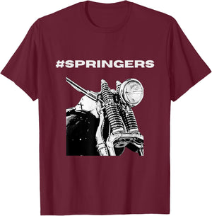 S66 Biker. #Springers T-Shirt - T-Shirt | Maroon
