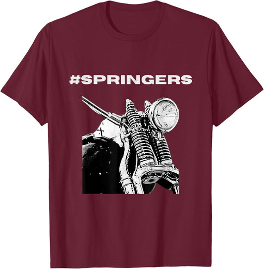 S66 Biker. #Springers T-Shirt - T-Shirt | Maroon
