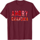 Angry Grandma T-Shirt - T-Shirt | Maroon