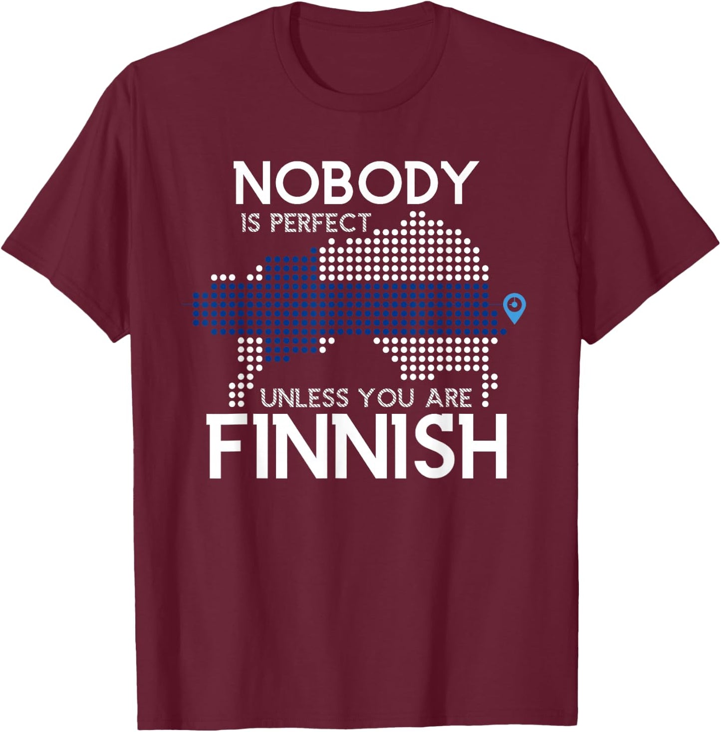 Funny Finnish Scandinavian Culture Gift Finland T-Shirt - T-Shirt | Maroon