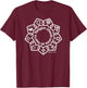 Religion Should Unite All Hearts Symbols Baha’i Quote T-Shirt - T-Shirt | Maroon